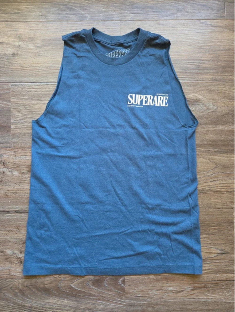 Superare Fight Goods Blue Sparring Tank Top Small